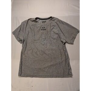 Kuiu Men XL LS Performance Shirt Grey Heathered Coolmax Wicking TShirt Outdoors